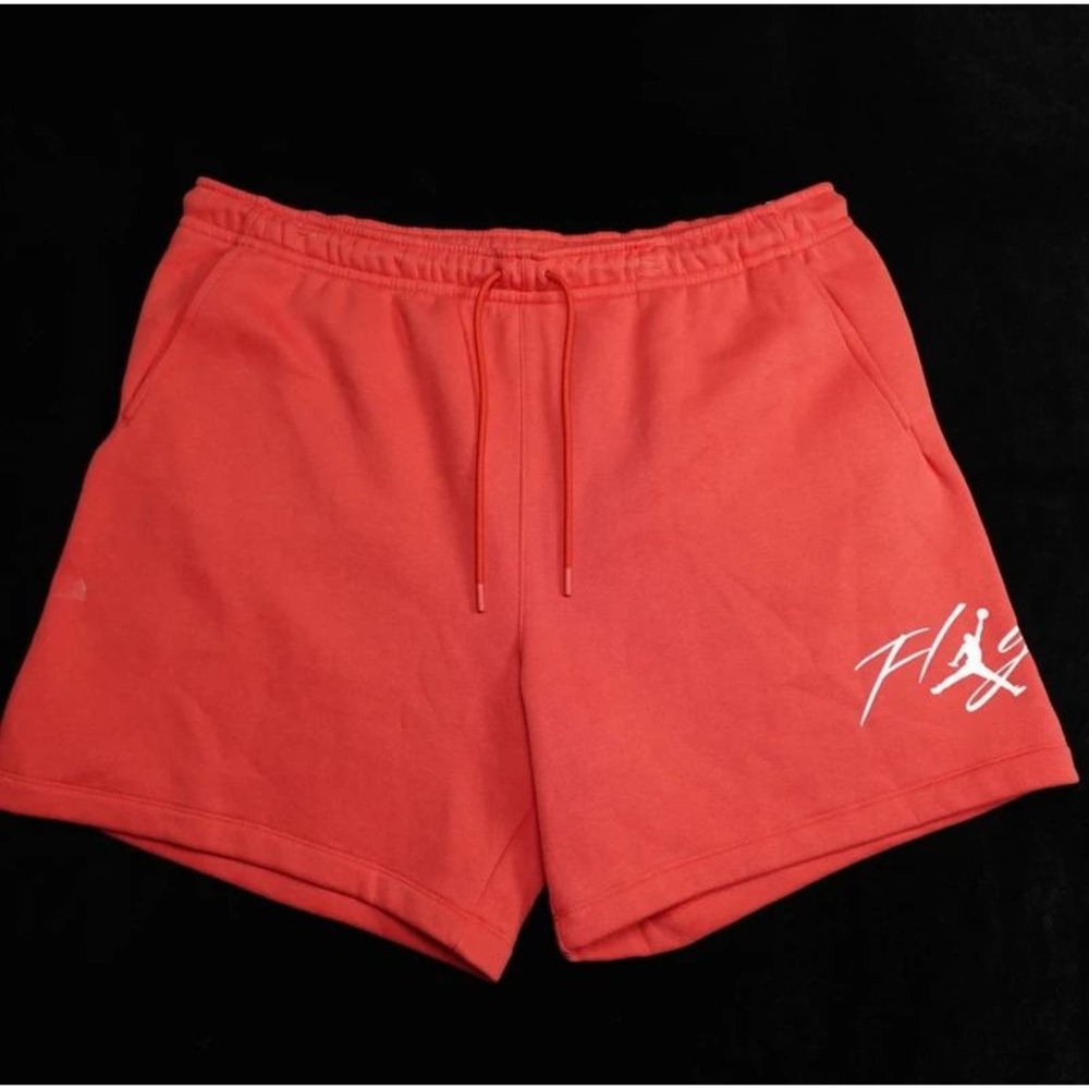 Jordan Flight Fleece Shorts Standard Fit Red FN4535-604 3XL - Picture 1 of 12